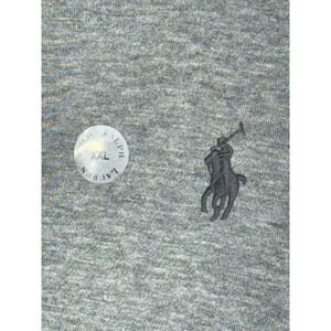 NEW Polo Ralph Lauren Mens Gray Quarter Zip Pullover Sweater XXL Cotton Blend